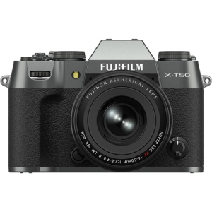 Fujifilm X-T50 Charcoal Silver + XF 16-50mm F/2.8-4.8 R LM WR - Garanzia Ufficiale Fuji Italia 