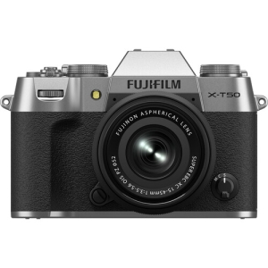 Fujifilm X-T50 Silver + XC 15-45mm F/3.5-5.6 OIS PZ - Garanzia Ufficiale Fuji Italia 