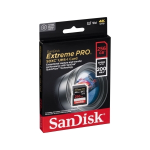 Sandisk SD 256GB Extreme Pro 200 MB/S